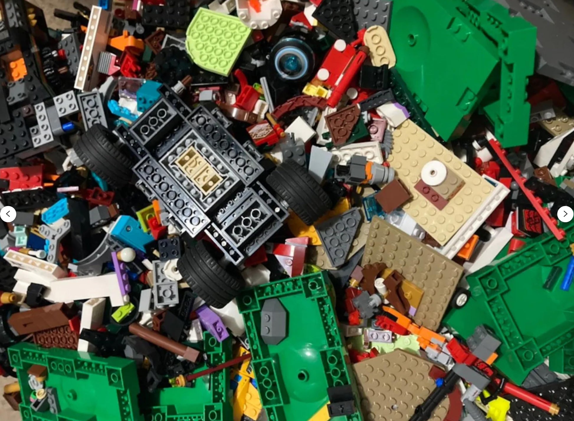 Lego 4 Pounds Bulk Lot! Random Parts, Pieces & Bricks, 500 pcs
