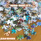 Dungeon Denizens Mythical Monster Puzzle for Adults and Kids | 1000 Piece Jigsaw Puzzle Toy | Fun Quarantine Gifts | Interactive Brain Teaser for Game