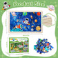 6 Packs Puzzles for Kids Ages 4-6,24Pcs Wooden Puzzles for Kids Ages 3-5,Dinosaur Animals Vehicle Space Farm Jigsaw Puzzles,Preschool Educational Toys