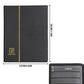 Stamp Albums 160 Pockets - Stockbooks with 30x197mm Sleeves, 10 Double Sided Black Page with Leatherette Padded Black Cover, Collection Storage Folder