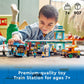 LEGO City Train Station Building Toy Set - Pretend Play Set for Kids, Boys & Girls, Ages 7+ - with Bus, Rail Truck, & Tracks - Compatible with Other