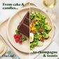 Chic Leaf Palm Leaf Plates - 6 in Round, 50 Pack, Compostable