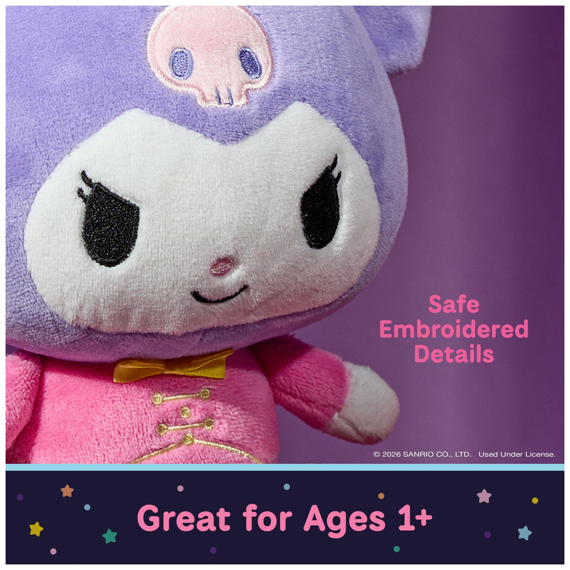 GUND Sanrio Kuromi Lion Tamer 6-Inch Circus Plush Toy for Ages 1+