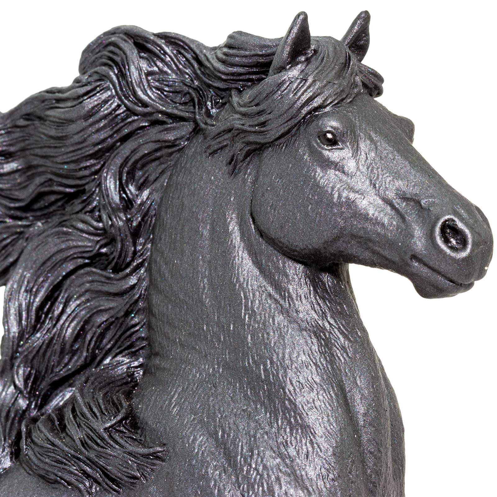 Safari Ltd. Friesian Mare - Lifelike 5" Horse Figurine - Educational Toy for Boys, Girls, and Kids Ages 3+