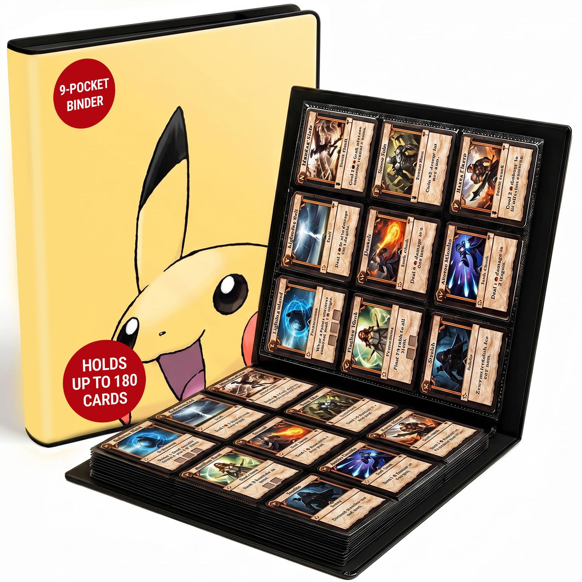 Ultra Pro Pokemon: Pikachu 9-Pocket Portfolio for Trading Card Collectors