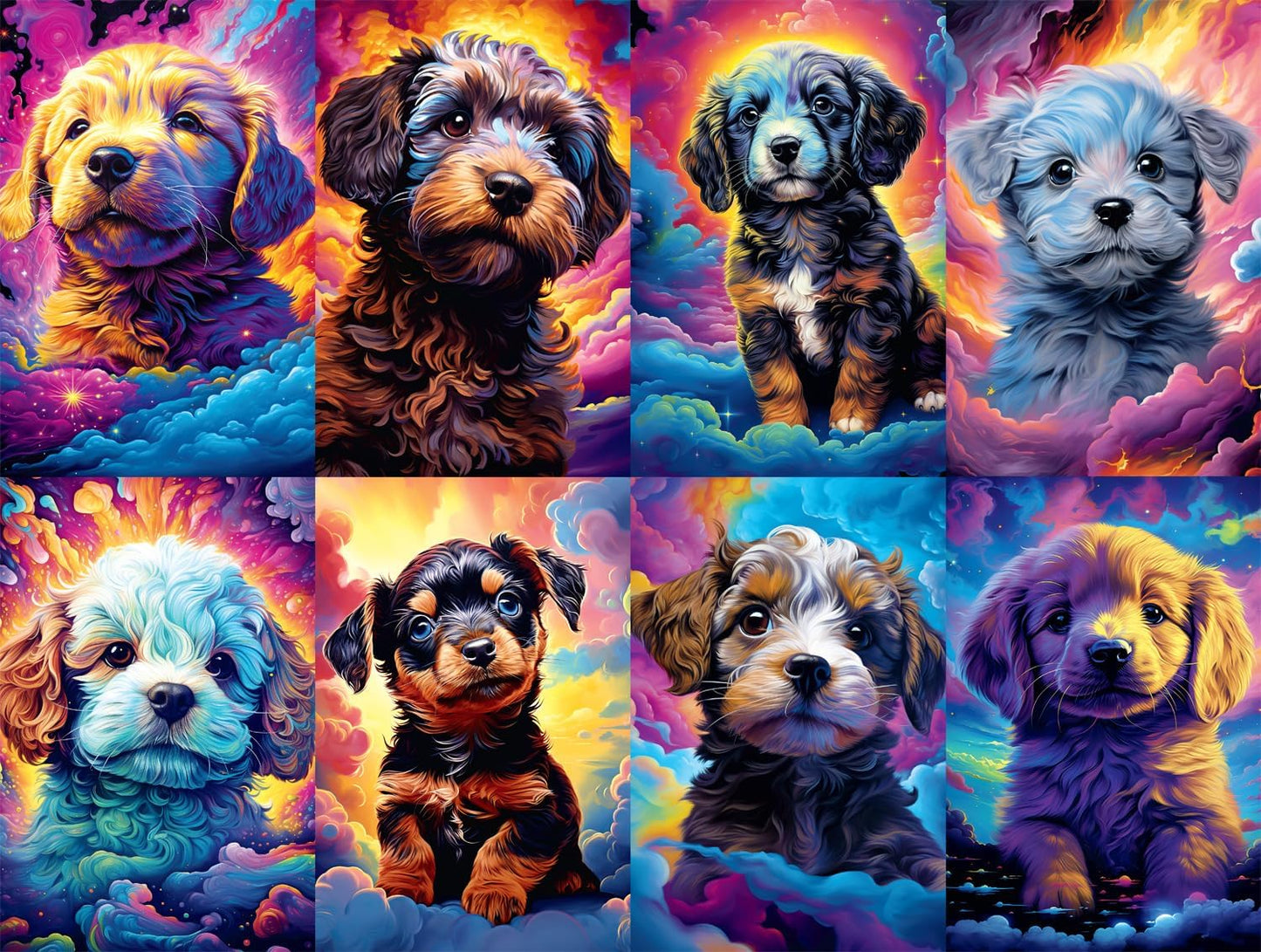 Buffalo Games - Wumples - Wumples - Cosmic Canines - 750 Piece Jigsaw Puzzle for Adults -Challenging Puzzle Perfect for Game Nights - Finished Size is