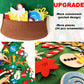 THAWAY DIY Felt Christmas Tree for Toddlers with 34 pcs Detachable Ornaments, Kids Door Wall Hanging Xmas Gifts Christmas Decorations
