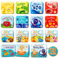 Baby Bath Books Mega Set (Pack of 13 Books) - Educational Waterproof Baby Bathtime Plastic Books for Bath Tub with Animals, Colors, Numbers and ABC