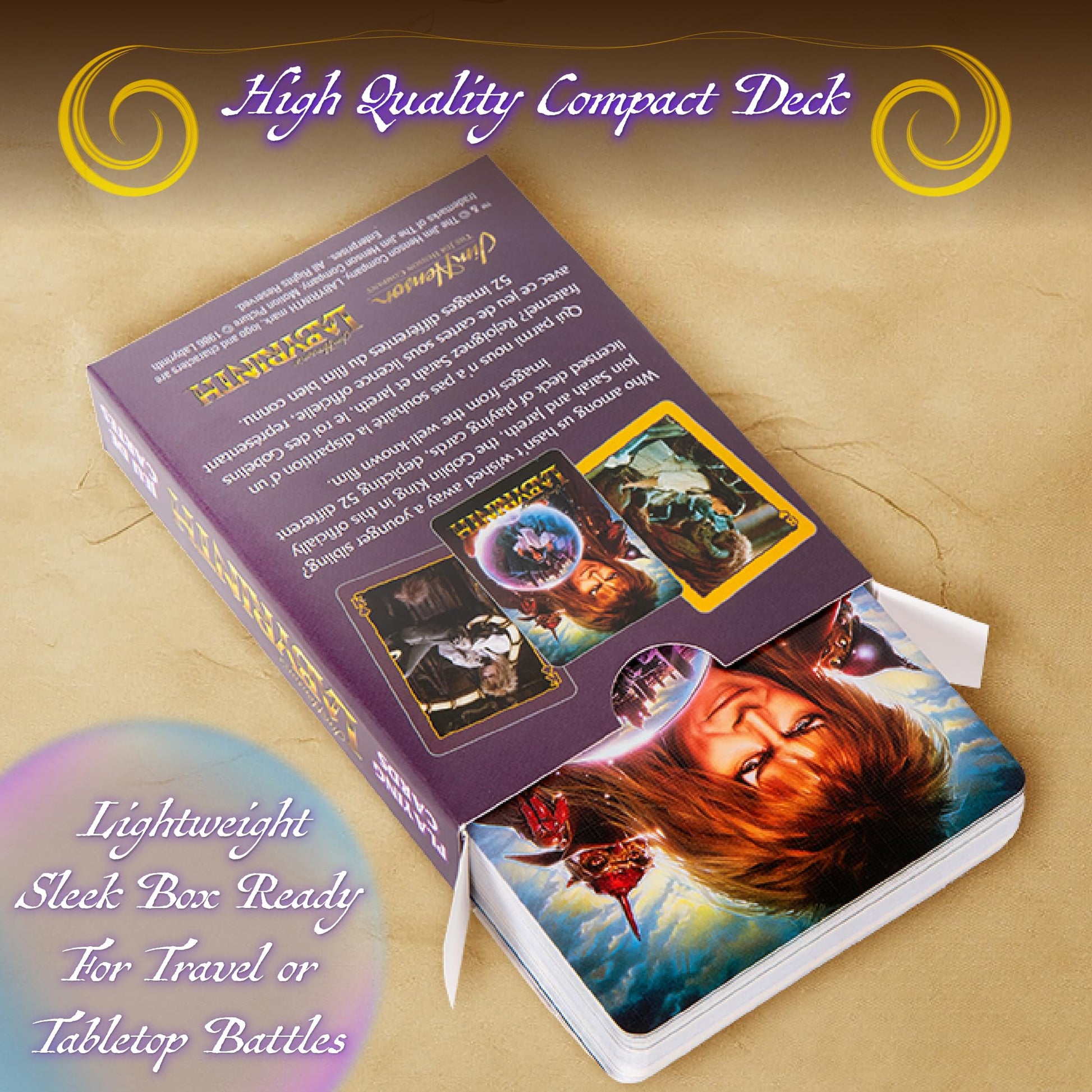 AQUARIUS Labyrinth Playing Cards - Deck of Cards for Labyrinth Fans, Unique Card Designs, Gift & Merchandise for All Ages