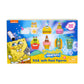 SpongeBob SquarePants Fun with Food 2.5-inch Figure Set, Features 7 Bikini Bottom Buddies, Kids Toys for Ages 3 Up, Amazon Exclusive by Just Play