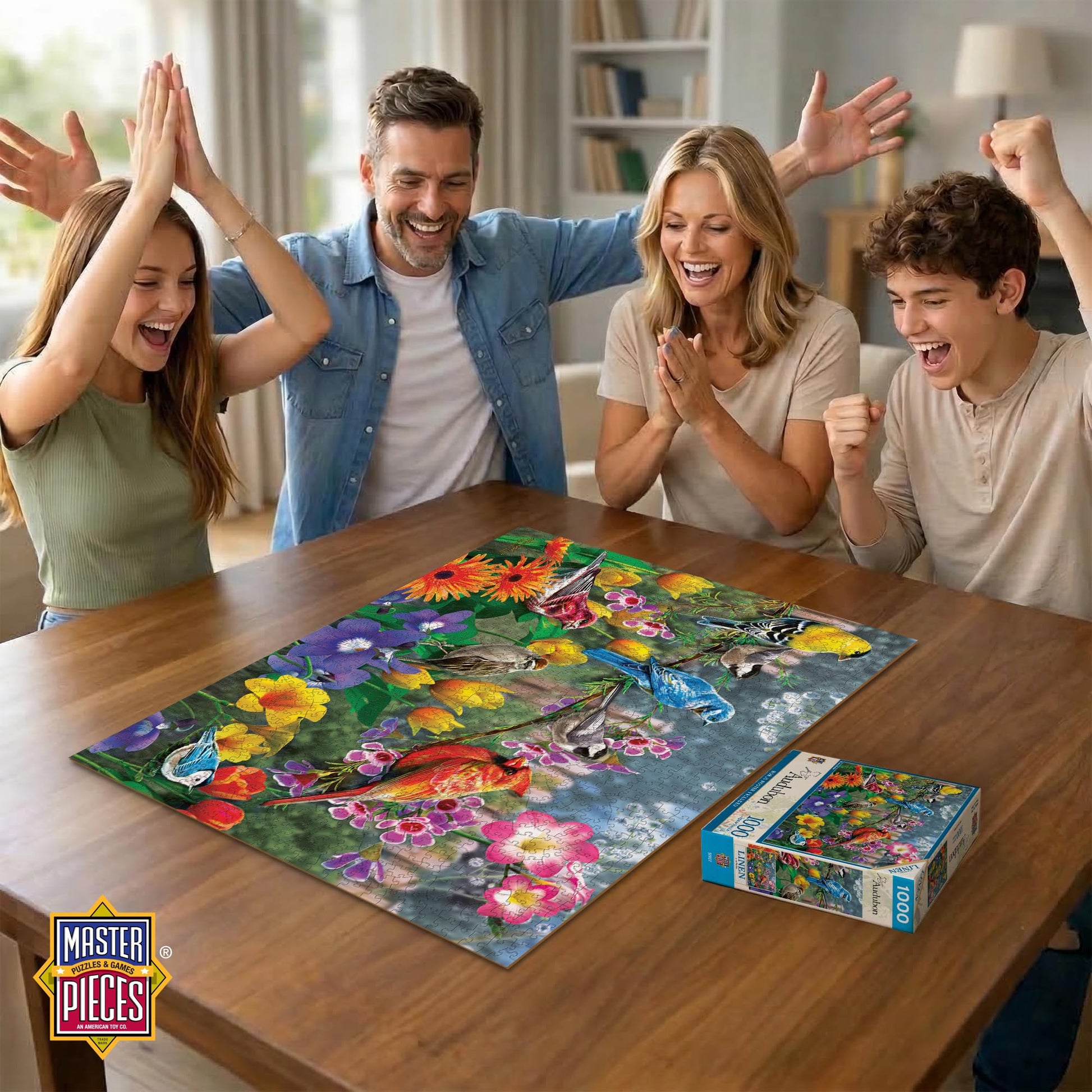 MasterPieces 1000 Piece Jigsaw Puzzle for Adults, Family, Or Youth - Morning Garden - 19.25"x26.75"