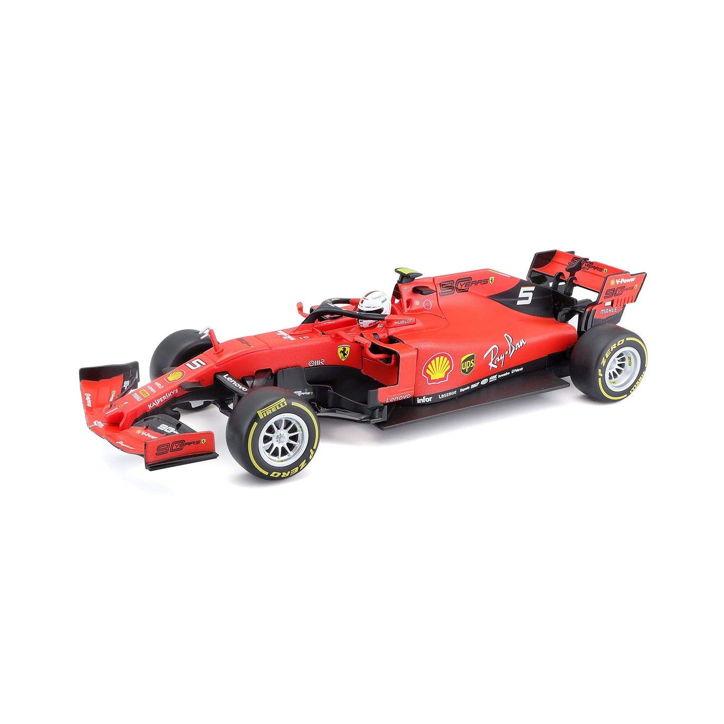 Maisto Tech Premium, High-Performance R/C F1 Ferrari SF90 Leclerc Super Car - 2.4 GHZ - 1:24 Scale