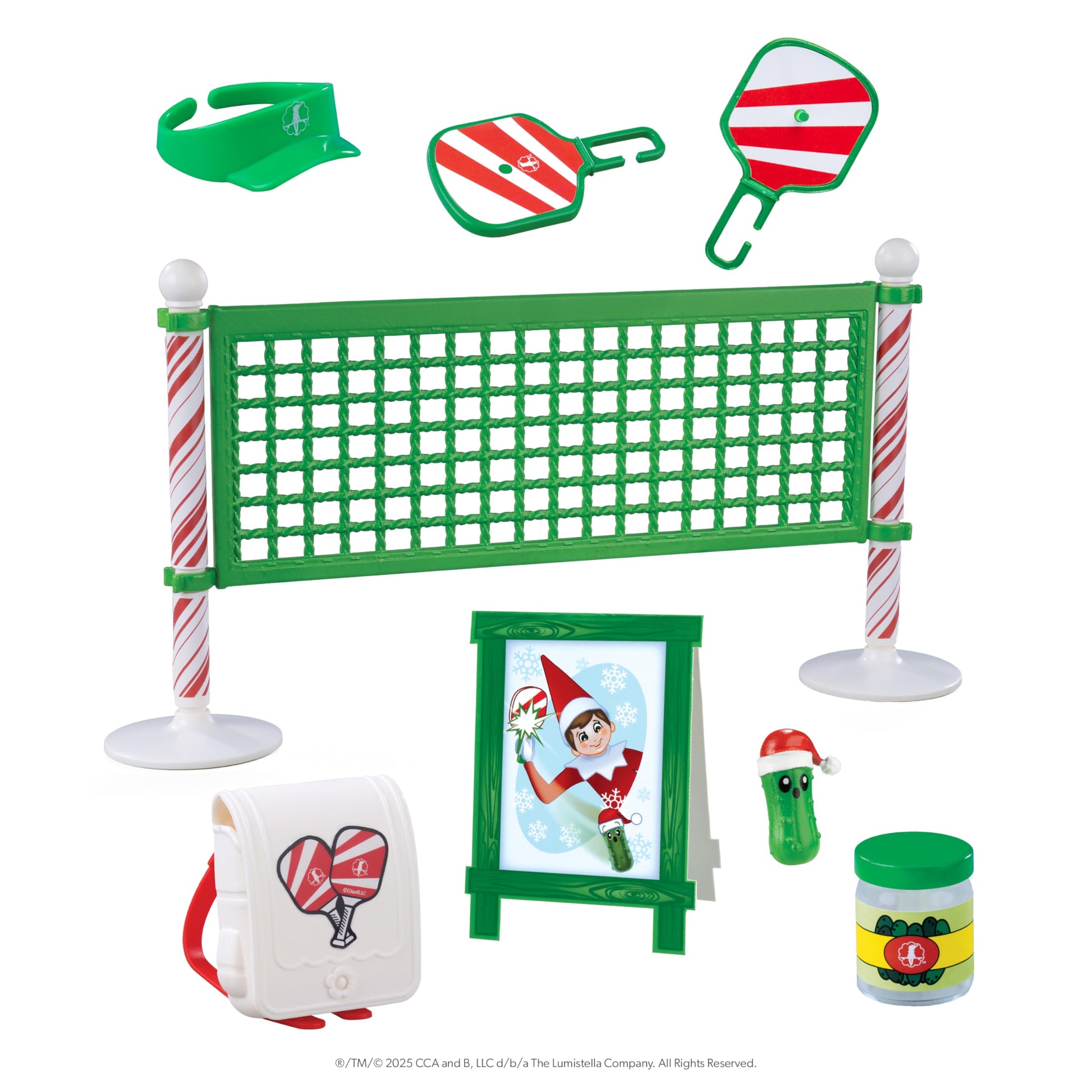 The Elf on the Shelf® - Boy with Brown Eyes with NEW! Polar Props™ Pickleball Play Pack
