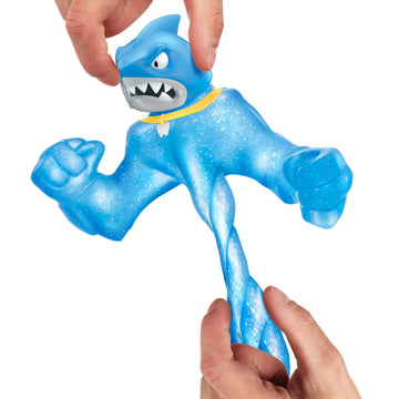 Heroes of Goo Jit Zu - Single Stretchy Shark Action Figure, Thrash