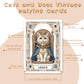 KOPPAL Vintage Cat Dog Portraits Playing Cards