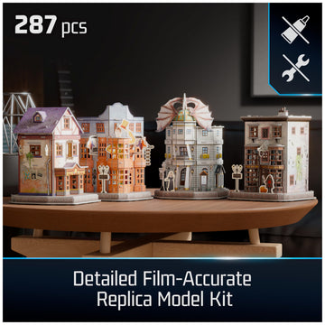 4D Build Harry Potter Diagon Alley Playset 3D Puzzle Model Kit for Adults