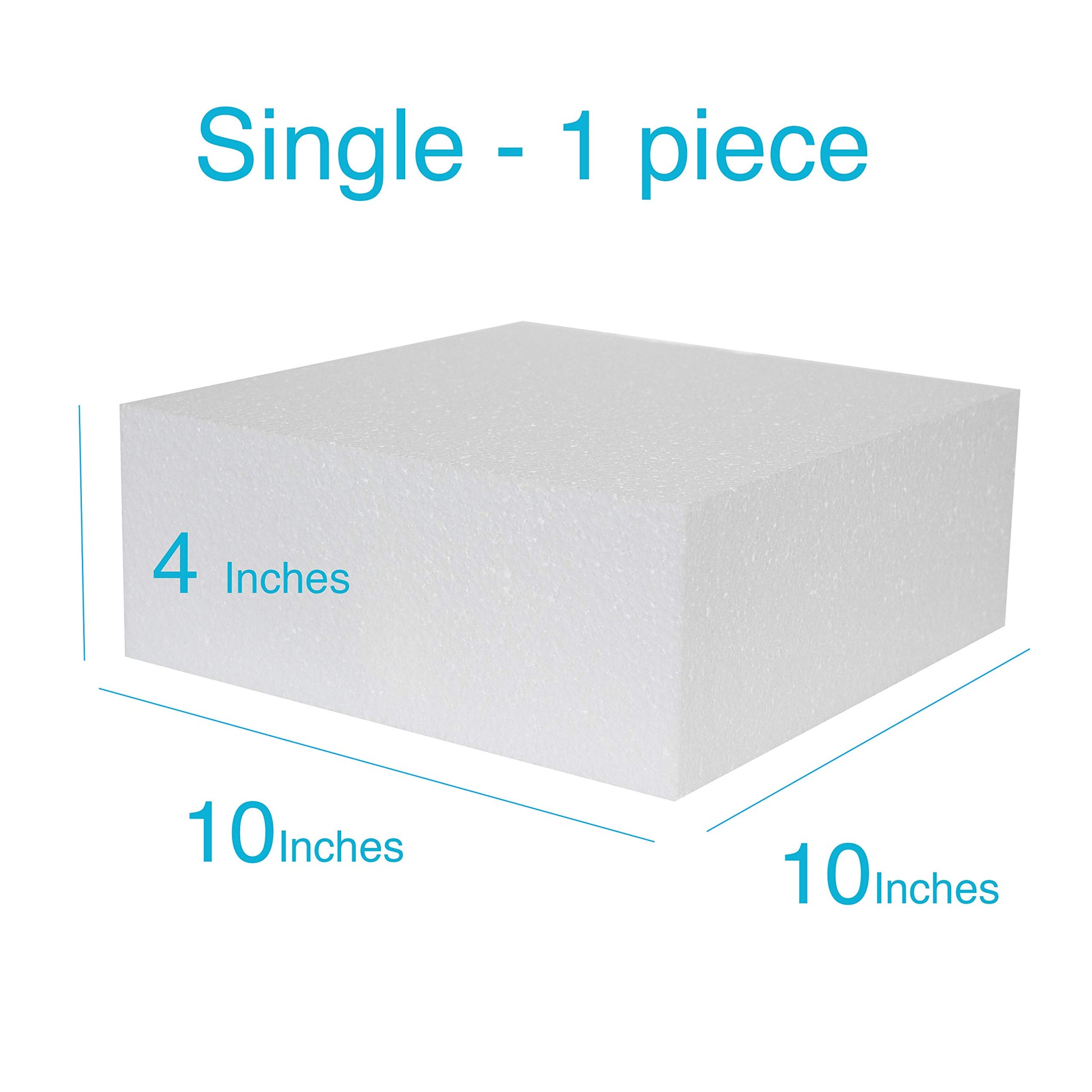 Silverlake 10x10x4 Craft Foam for Styrofoam Block Projects