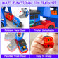 Number Train Set for Kids, Include 1 Transport Trucks, 8 Magnetic Trains