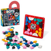LEGO DOTS Disney Mickey and Minnie Mouse Stitch-On Patch 41963, DIY Toy Badge Making Kit to Decorate Clothes, Backpacks and More, Craft Kit for Kids