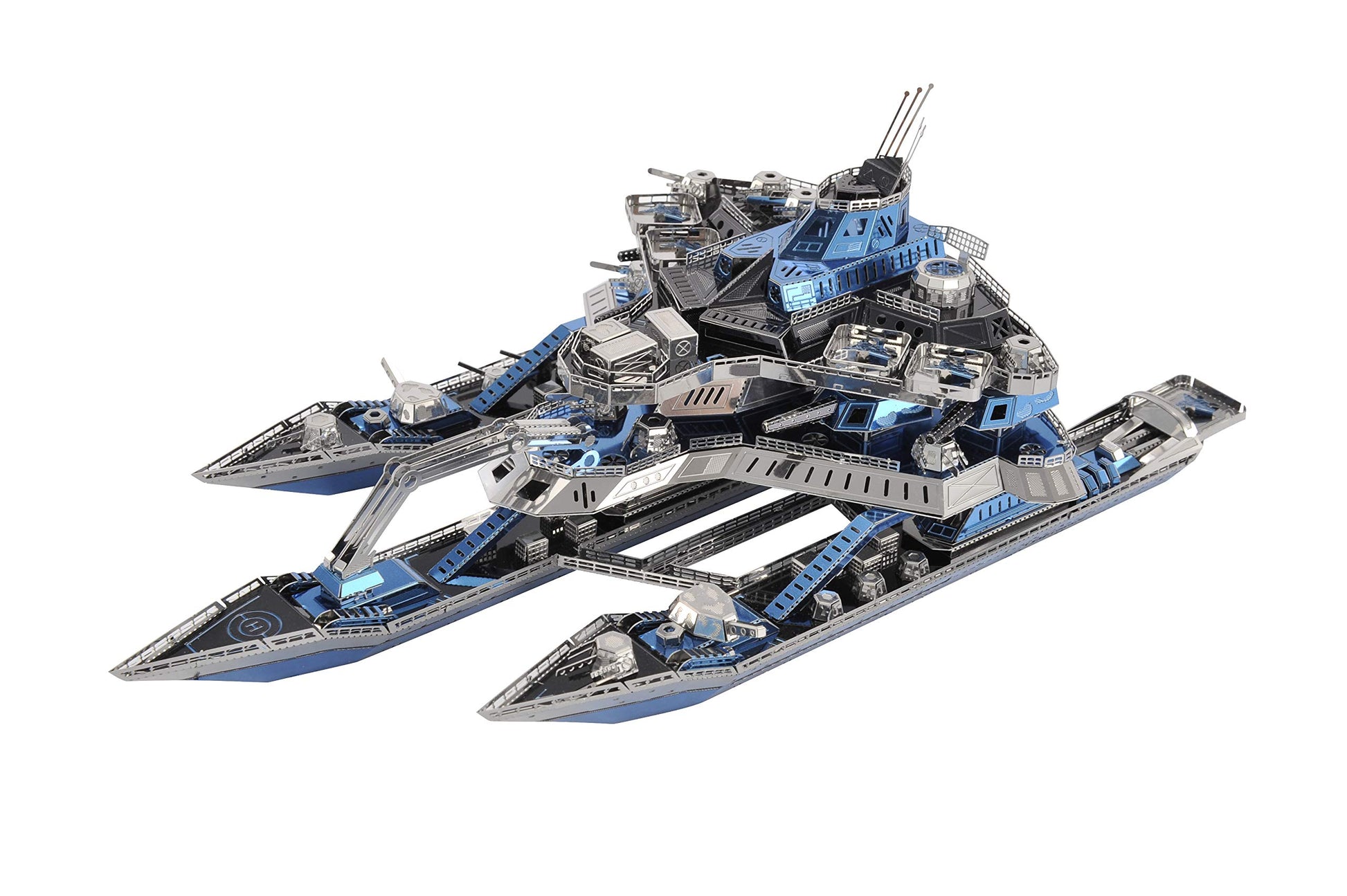 Microworld 3D Metal Puzzle, Military Leader Battleship No.1 Metal Model Kit, Great Challenge 3D Puzzles for Adults, DIY Brain Teaser Assembly Puzzle