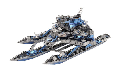 Microworld 3D Metal Puzzle, Military Leader Battleship No.1 Metal Model Kit, Great Challenge 3D Puzzles for Adults, DIY Brain Teaser Assembly Puzzle