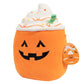 Squishmallows 10-Inch Halloween Lester Pumpkin Spiced Latte Jazwares Plush