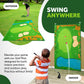 Battle Golf Game - Dual-Sided Mat, Realistic Course Design & Scoring System, Adjustable Height Clubs - Thick Grass-Like Chipping Mat