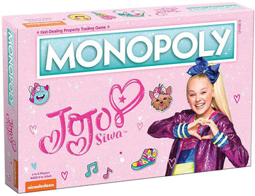 Monopoly JoJo Siwa Edition | Featuring JoJo's Signature Bows & More | Officially Licensed & Collectible JoJo Siwa Game | Great Family Game for All