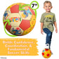 Soccer Ball 7 Inch for Kids 3+ Years Old, Ships Deflated, Disney Stitch Jr