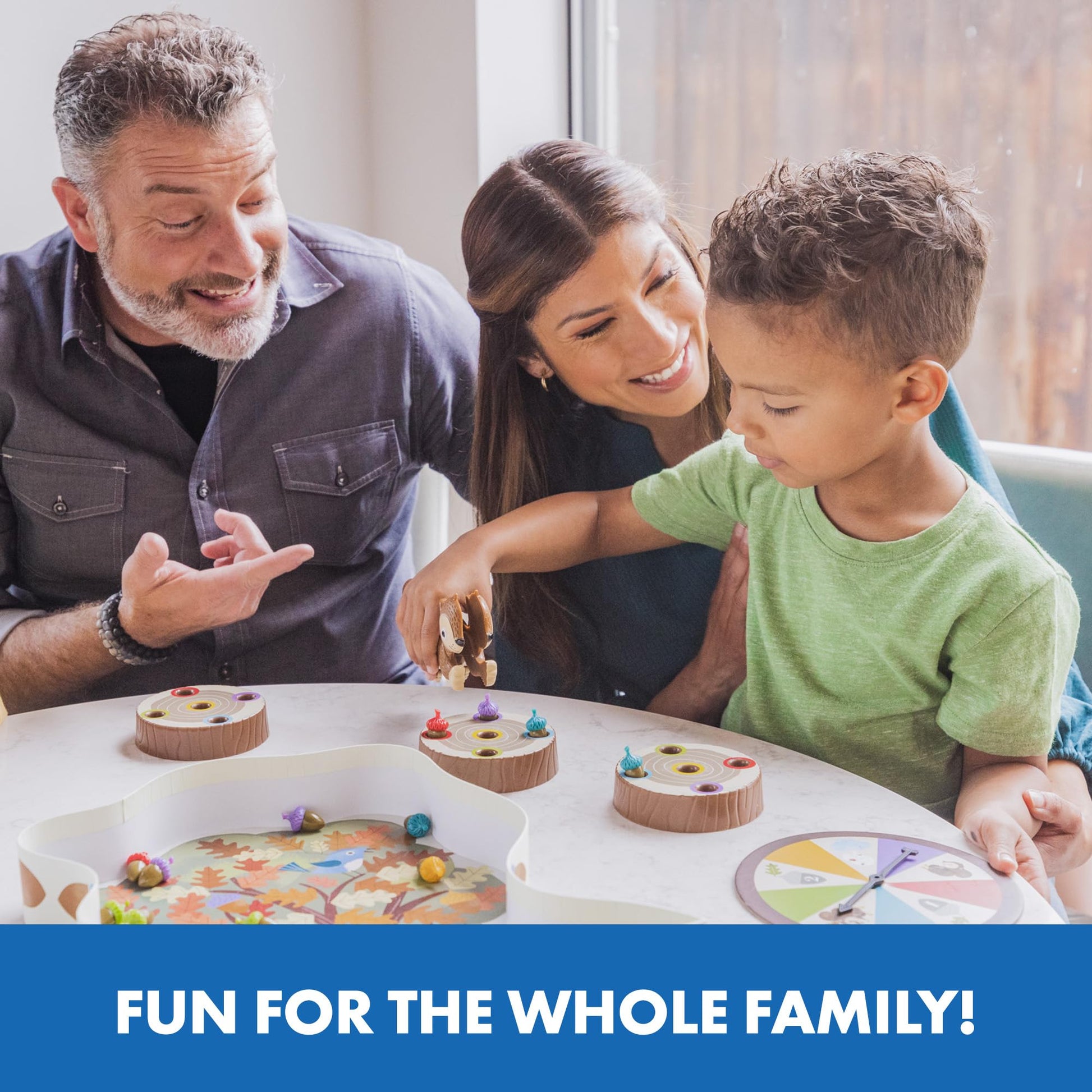 Educational Insights The Sneaky, Snacky Squirrel Game - Toddler Board Games for 3 Year Olds, Fine Motor Skills Toys for Toddlers, Color Matching