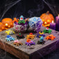 XAKNXGU 3D Printed Spider Egg with 10 Unique Spiders Inside, Glow in The Dark Halloween Toys for Kids, Cute Small 3D Printed Animals Fidget Toys