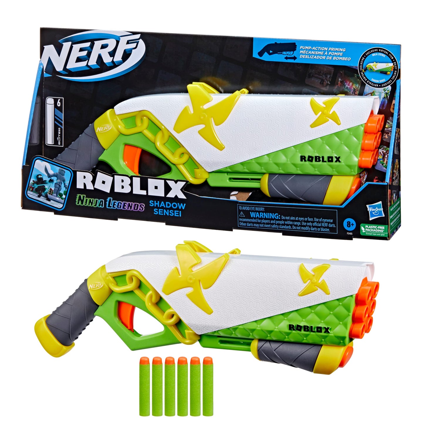 NERF Ninja Legends - Shadow Sensei Dart Blaster