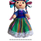 MUNECA LELE Mexican Rag Doll Set - 10 Handmade Dolls, Maria Doll Included, Medium Size