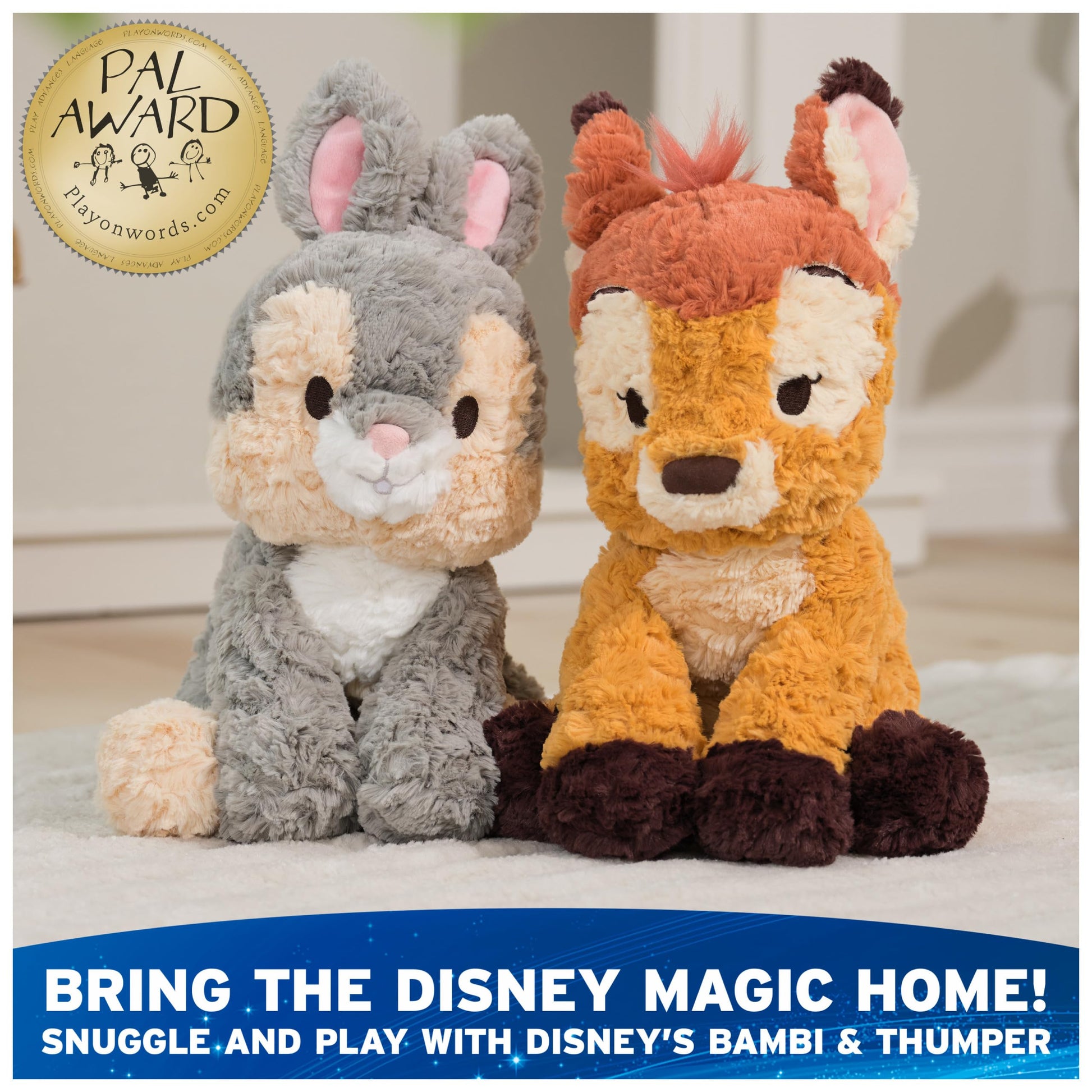 GUND Disney Cozys Collection Bambi 10-Inch Deer Stuffed Animal, Ages 0+