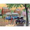 Bits and Pieces 300 Piece Puzzles for Adults - Spring Market Day - 300 Large Pieces 18" x 24" Jigsaw Puzzles, Main Street Trolley Car, No 2 Pieces