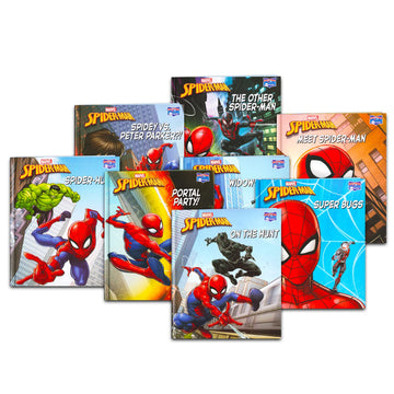 Spiderman Sound Book Library with Electronic Me Reader Bundle