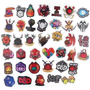 Dungeons and Dragons Cartoon Stickers There are 38 Cartoon Stickers That Can Be Put On Suitcases, Skateboards, Refrigerators, Laptops, and Graffiti