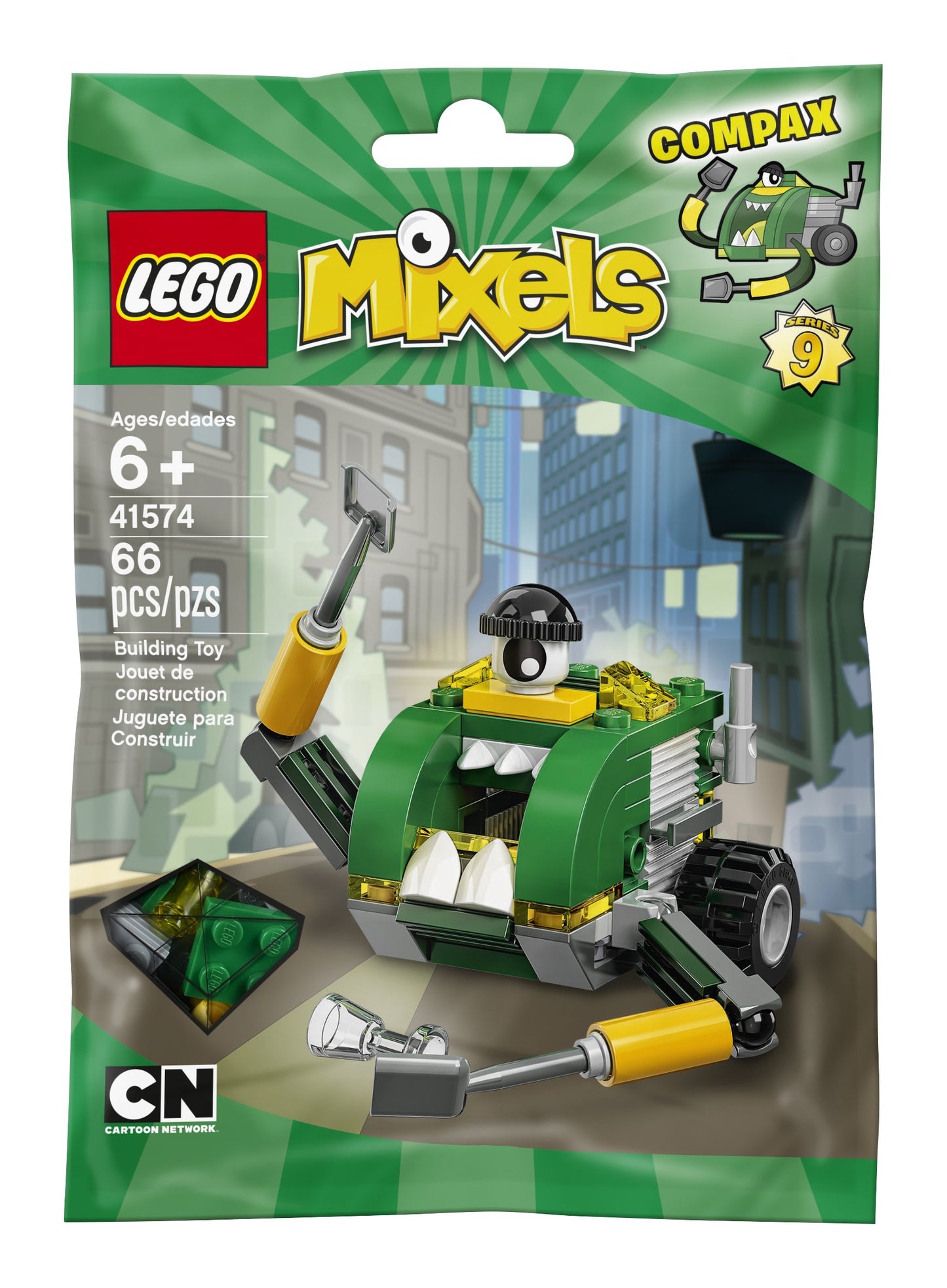 LEGO Mixels 41574 Compax Building Kit (66 Piece)