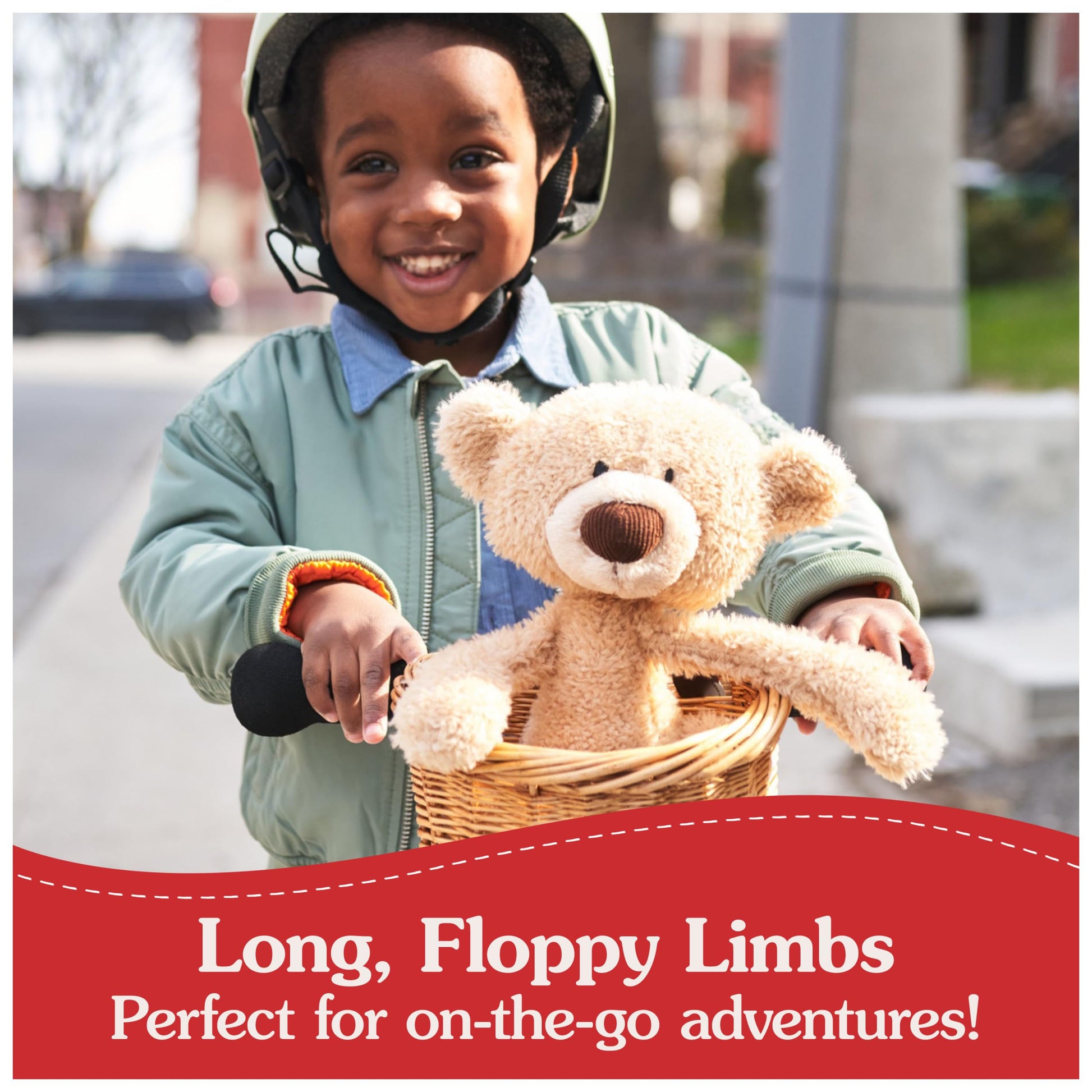 GUND Toothpick 15-Inch Tan Classic Teddy Bear Plush Toy, Ages 0+