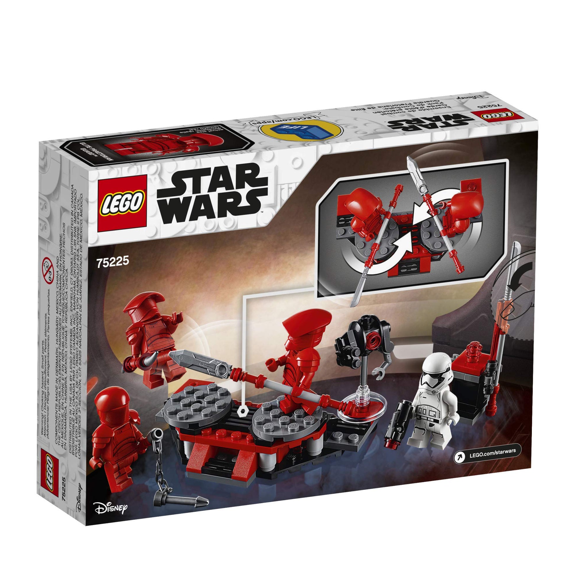 LEGO Star Wars: The Last Jedi Elite Praetorian Guard Battle Pack 75225 Building Kit (109 Pieces)