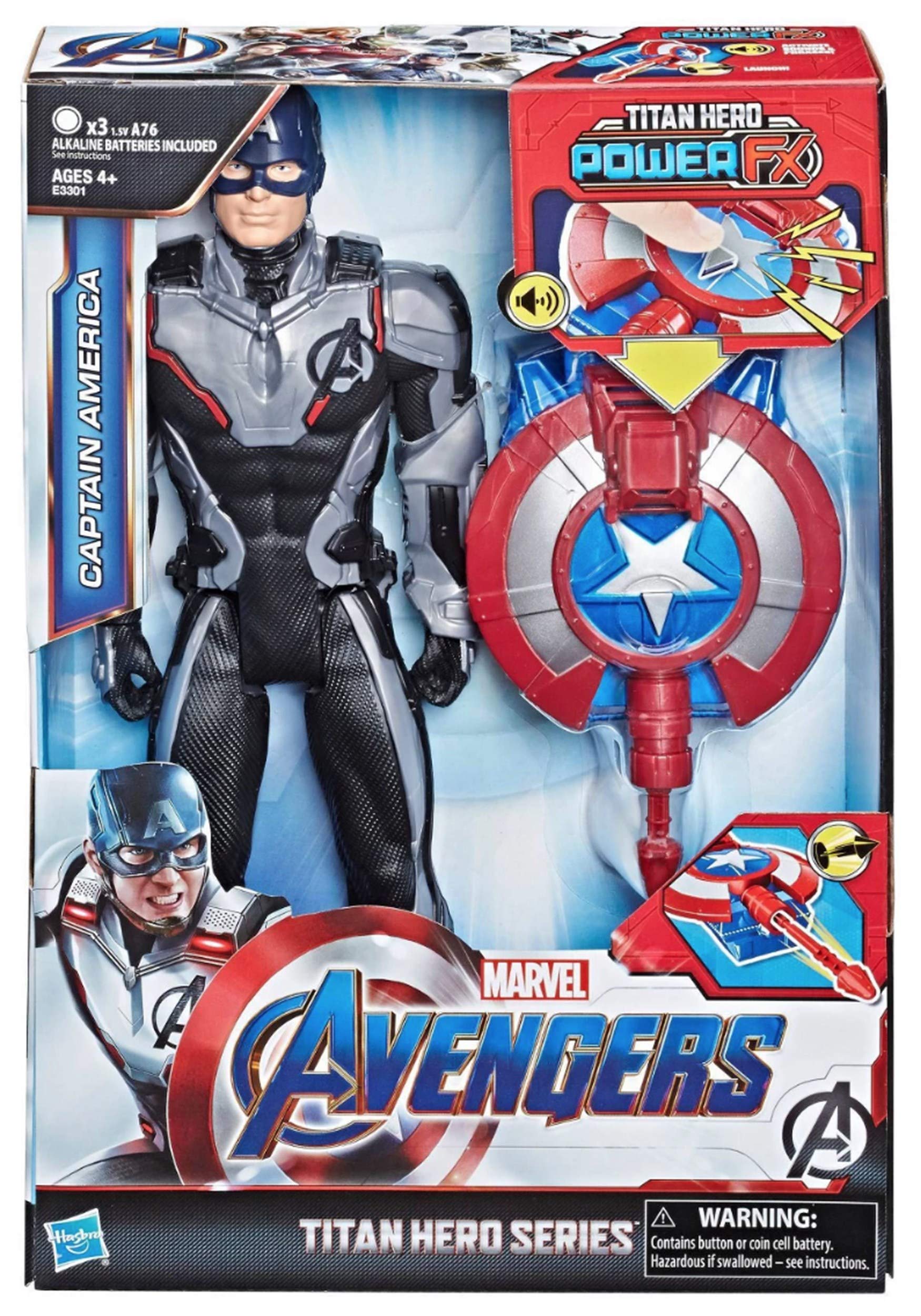 Marvel Avengers: Endgame Titan Hero Power Fx Captain America