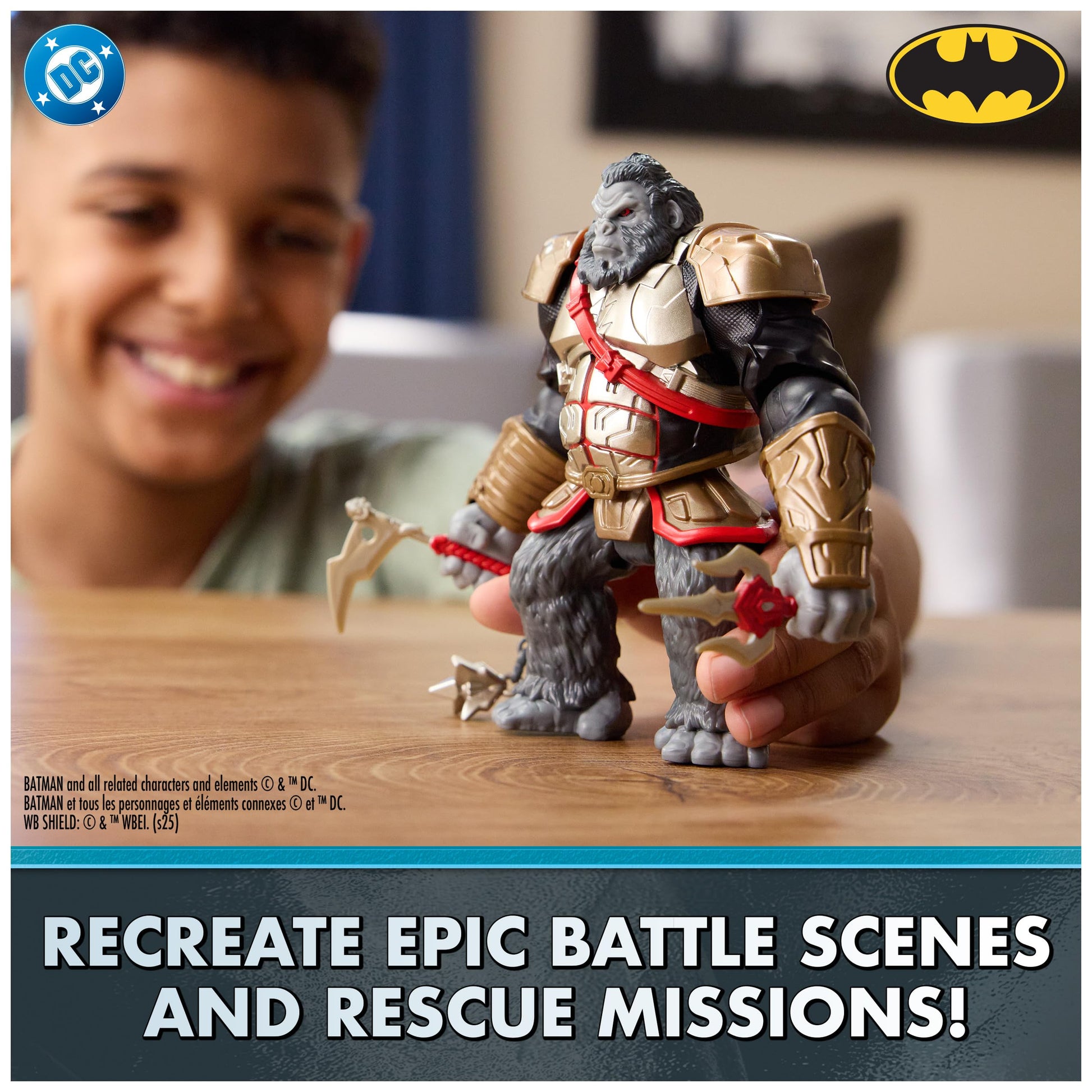 DC Comics Battle Clash Gorilla Grodd Action Figure, 6-Inch