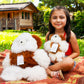 AlpacaNext Alpaca Bear Stuffed Animal Crafted in Luxury Alpaca Wool - Hypoallergenic & Ultra-Soft Toy Perfect for Cute Nursery Decor and a Huggable