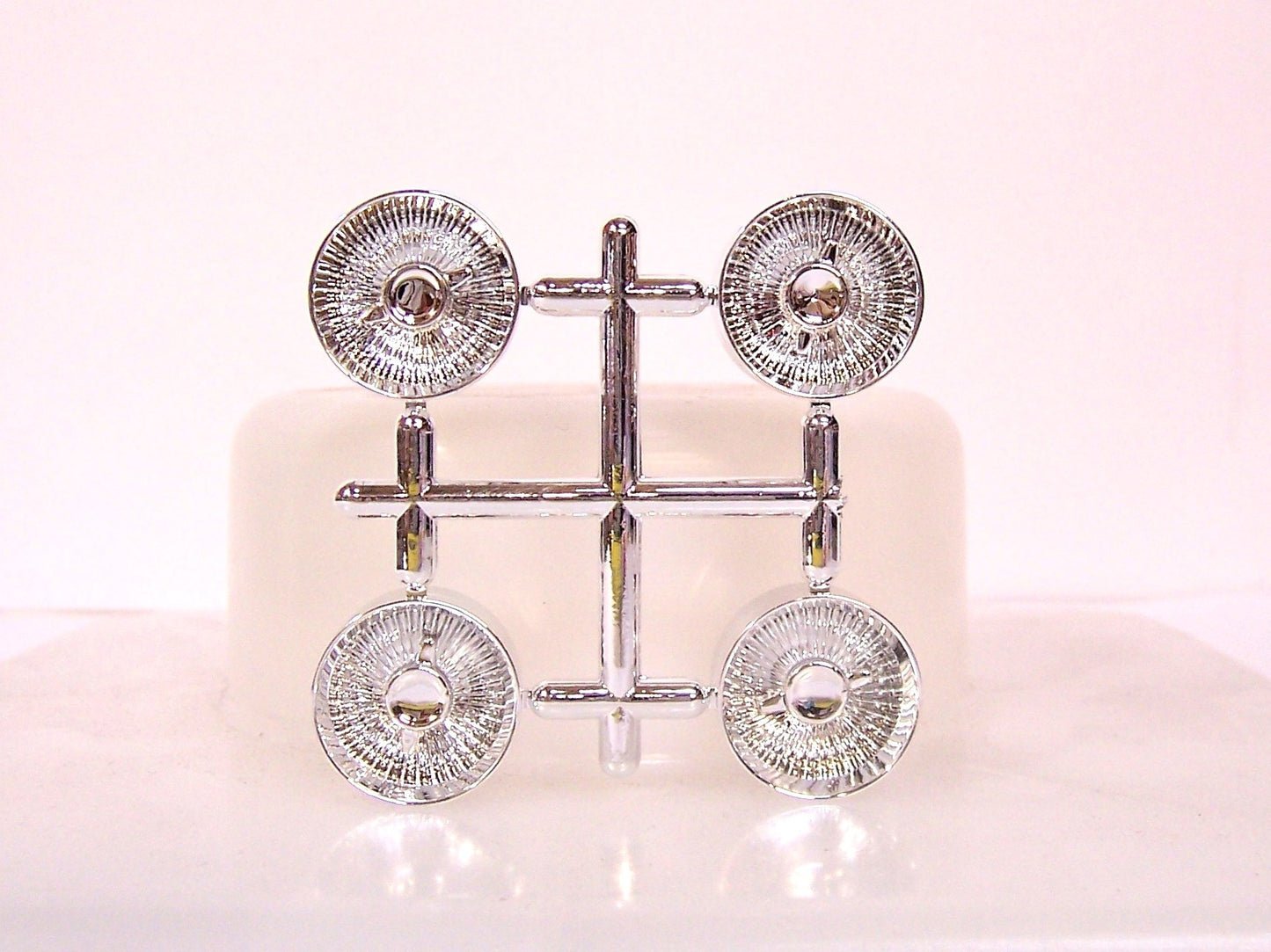 Hoppin Hydros 1/24 1/25 Scale Chrome MC's McLean-Like Rims Wheels Hobby Model Cars