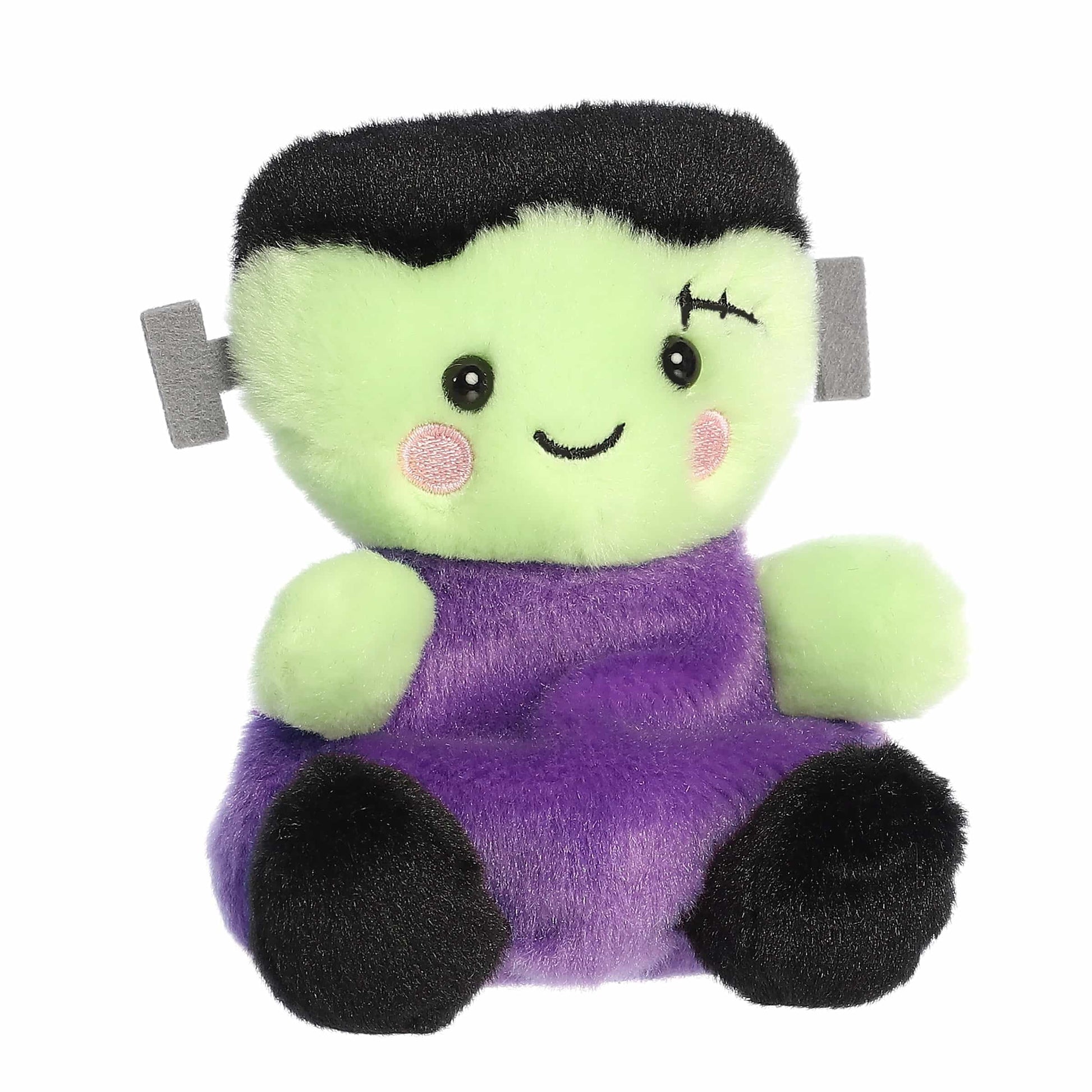 Aurora® Spooky Palm Pals™ Bolts Frankenstein™ Stuffed Animal - Fun Collectible Plush for Kids and Adult Collectors - Perfect for Halloween Decorations