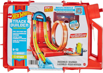 Hot Wheels Track Builder Unlimited Fuel Can Stunt Box Playset & Car