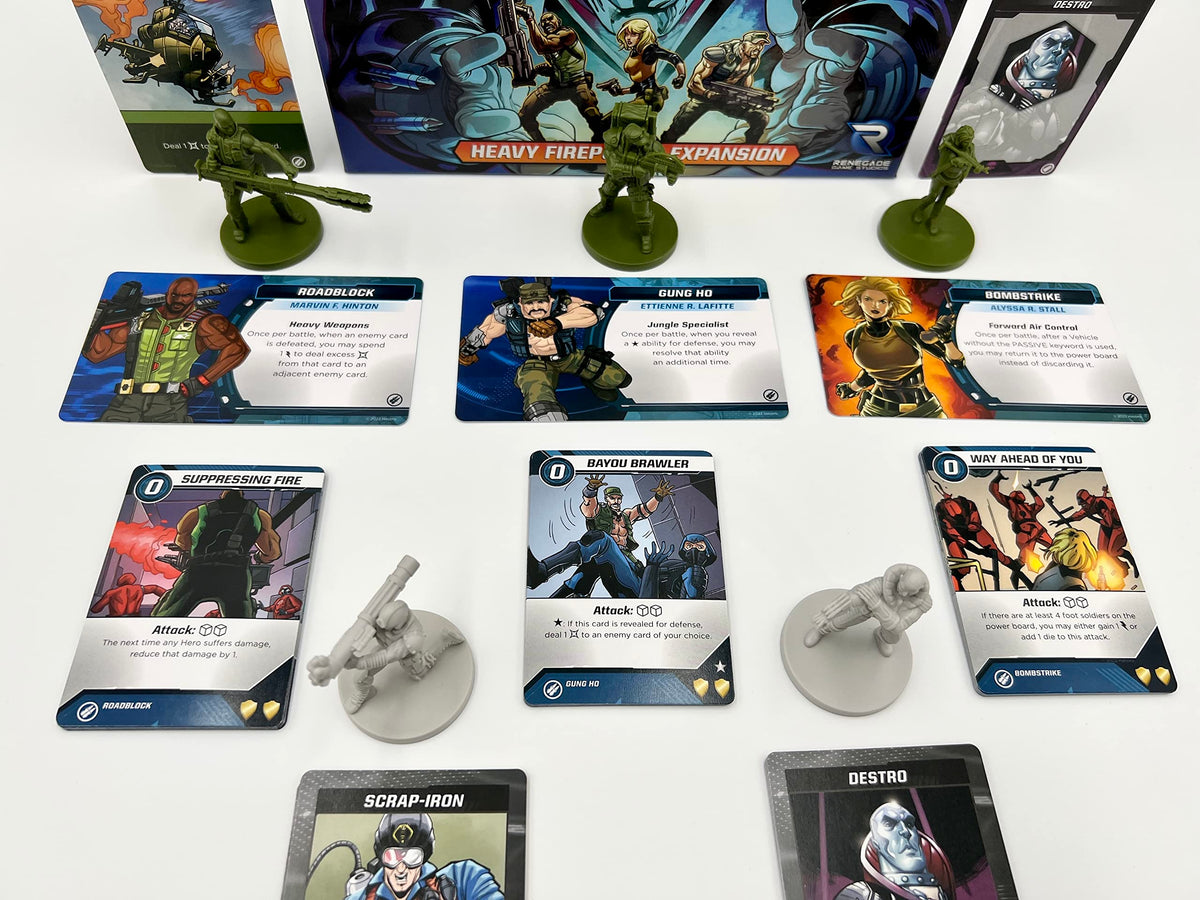 Renegade Game Studios G.I. Joe Mission Critical Heavy Firepower Expansion