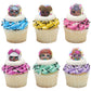DecoPac L.O.L. Surprise! Rings, 24 L.O.L. Surprise Funseeker Cupcake Decorations Featuring 6 Different Dolls - 24 Pack