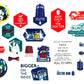 BBC Doctor Who Assorted Sticker Set