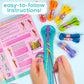 Just My Style On-The-Go Jewelry Studio - Bracelet-Making Travel Kit - DIY Bead & Braid Set for Kids Ages 6+